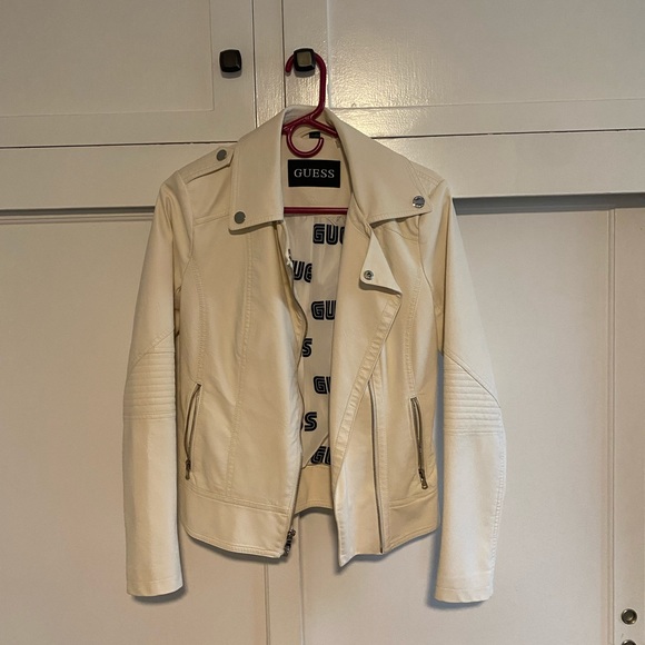 White pleather jacket XS - Picture 1 of 2
